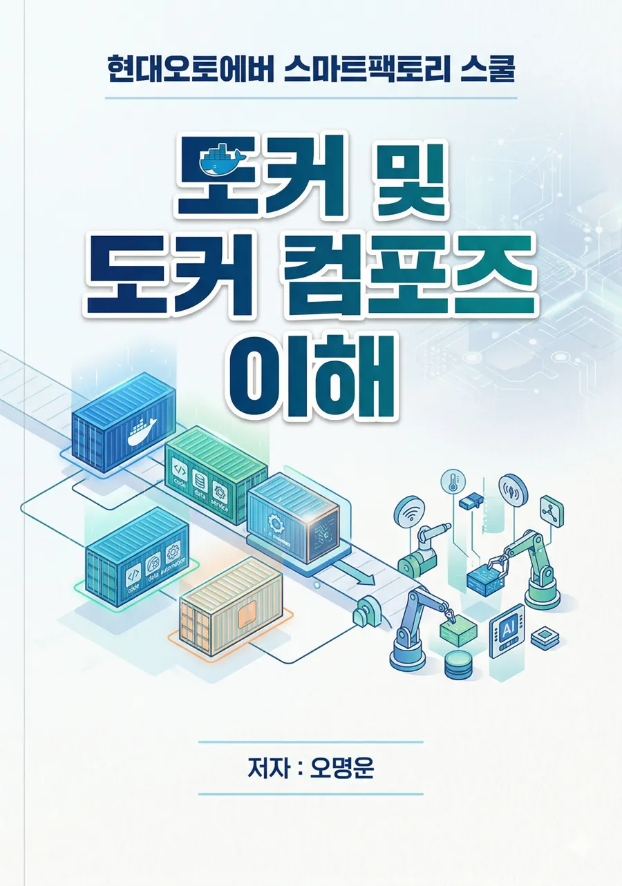 「도커 및 도커 컴포즈 이해」 표지